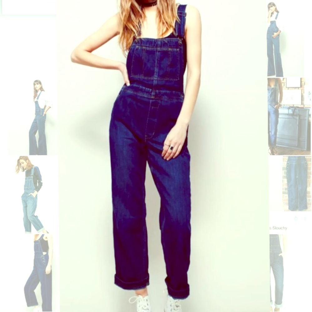 Free People Davis Slouchy Overalls
